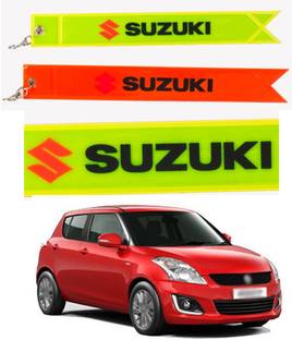 CARSONIFY REFLACTOR TAG FOR MARUTI SUZUKI SWIFT 25 mm x 0.25 m BLACK Reflective Tape