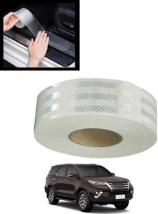 ABJD White Universal Shine Anti-Scratch Waterproof Flexible Car Protector Tape-108 20 mm x 5 m White Reflective Tape