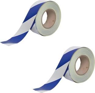 SUPERMALL Zebra Warning Tape Reflective Radium Tape 20 mm x 10 m Enhance Visibility, Safety Effortlessly, Ideal for Industrial Use Reflective Tape