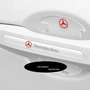 ZOTIMO Car Door Handle Scratch Protector 12PCS Transparent Universal Car Door 8 mm x 6 m WHITE Reflective Tape