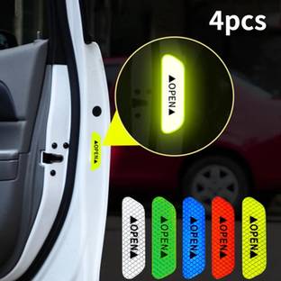 Welltech High Intensity Reflective Stickers Car Door Side high grade silicon 25 mm x 93 m Multicolor Reflective Tape
