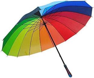 RUHIFASHION Rainbow Umbrella Translucent Reflector Umbrella