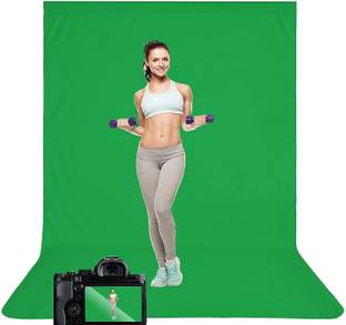 Hiffin ® 8x12 Ft, Green Professional Backdrop for Background Photography Translucent Reflector Umbrella