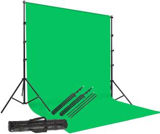 PICPRO Photography Backdrop Background Support Kit Foldable+Bag Stand KIT+Green Screen) Reflector