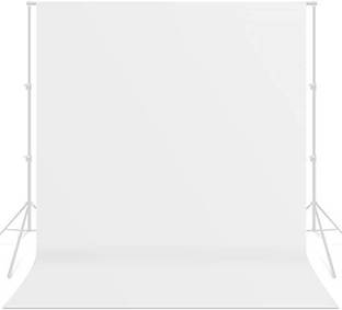 Vistook 6Ftx9Ft Heavy White 200GSM NON Transparent Backdrop Background For studio Reflector