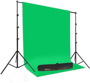 Hiffin 8Ft X 12Ft Wide Green Screen Backdrop with 9Ft x 9Ft Wide Photo Stand Reflector