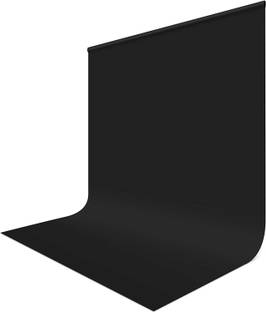 Vistook 6Ftx9Ft Heavy Black 200GSM NON Transparent Backdrop BackgroundFor Studio Reflector