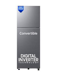 Samsung 236 L Frost Free Double Door 3 Star Refrigerator  with Convertible, Digital Inverter, 2026 Mod...