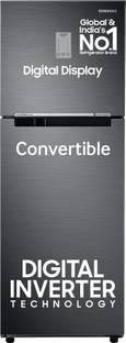 Samsung 236 L Frost Free Double Door 3 Star Convertible Refrigerator  with Digital Inverter and Display