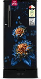 LG 185 L Direct Cool Single Door 2 Star Refrigerator with Base Drawer