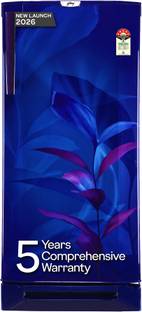 Godrej 202 L Direct Cool Single Door 5 Star Refrigerator with Base Drawer with Turbo Cooling Technolo...