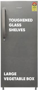 CANDY 190 L Direct Cool Single Door 5 Star Refrigerator  with Jumbo Fruit and vegetable Box , Stabilizer Free Operation