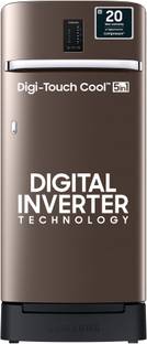 SAMSUNG 189 L Direct Cool Single Door 4 Star Refrigerator with Base Drawer  with Digi-Touch Cool Digital Inverter with Display