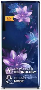 MarQ by Flipkart 183 L Direct Cool Single Door 1 Star Refrigerator with Toughened Glass Shelves and L...