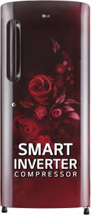 LG 224 L Direct Cool Single Door 4 Star Refrigerator  with Smart Inverter Compressor, Humidity Controller & Moist 'N' Fresh