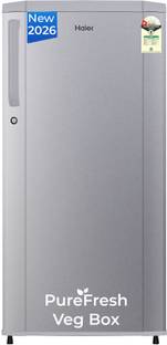 Haier 165 L Direct Cool Single Door 1 Star Refrigerator  with Diamond Edge Freezing Technology, Easy &...