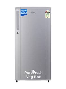 Haier 165 L Direct Cool Single Door 1 Star Refrigerator  with Diamond Edge Freezing Technology, Easy C...