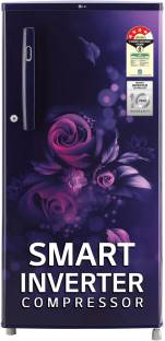 LG 185 L Direct Cool Single Door 4 Star Refrigerator  with Smart Inverter Compressor