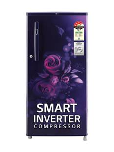 LG 185 L Direct Cool Single Door 4 Star Refrigerator  with Smart Inverter Compressor
