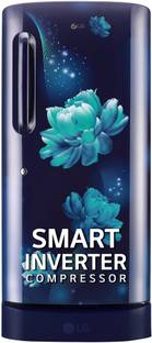 LG 205 L Direct Cool Single Door 5 Star Refrigerator with Base Drawer  with Smart Inverter Compressor, Humidity Controller & Moist 'N' Fresh
