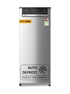Whirlpool 192 L Direct Cool Single Door 3 Star Refrigerator with 3 star Refrigerator with Auto Defros...