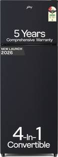 Godrej 308 L Frost Free Double Door 2 Star Refrigerator  with AI Powered 4-in-1 Freezer Convertible 30...