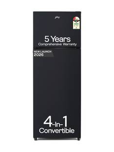 Godrej 308 L Frost Free Double Door 2 Star Refrigerator  with AI Powered 4-in-1 Freezer Convertible 30...