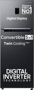 SAMSUNG 385 L Frost Free Double Door 2 Star Convertible Refrigerator  with Digital Inverter, Convertib...