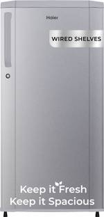 Haier 165 L Direct Cool Single Door 1 Star Refrigerator with Diamond Edge Freezing Technology, Easy &...