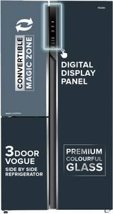 Haier 598 L Frost Free Triple Door Convertible Refrigerator with 83% Convertible Fridge SpaceDigital ...
