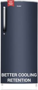 Haier 205 L Direct Cool Single Door 3 Star Refrigerator with Base Drawer  with DEFT TechnologyLarge Storage Space