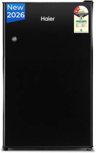 Haier 100 L Direct Cool Single Door 2 Star Refrigerator  with Freezer Box, Easy & Safe Clean back, LED...