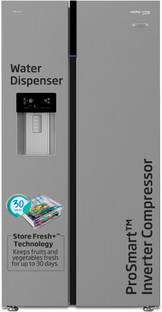 Voltas Beko by A Tata Product 634 L Frost Free Side by Side Refrigerator  with Pro Smart Inverter comp...