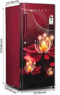 Lloyd 185 L Direct Cool Single Door 3 Star Refrigerator