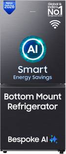 Samsung 458 L Frost Free Double Door Bottom Mount 1 Star Refrigerator