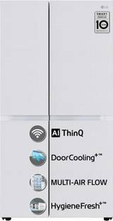 LG 655 L Frost Free Side by Side Refrigerator  with Smart Inverter Compressor, AI ThinQ (Wi-Fi), Door Cooling+ & Hygiene Fresh+