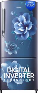 Samsung 183 L Direct Cool Single Door 3 Star Refrigerator  with Digital Inverter, Single Touch Defrost...