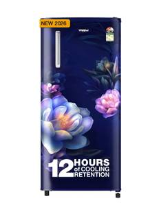 Whirlpool 184 L Direct Cool Single Door 3 Star Refrigerator  with upto 9 hour cooling retention, fridg...
