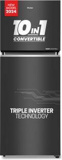 Haier 328 L Frost Free Double Door Top Mount 3 Star Convertible Refrigerator  with Convertible 14-in-1...