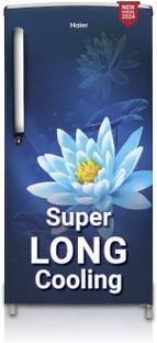 Haier 175 L Direct Cool Single Door 2 Star Refrigerator  with DEFT TechnologyLarge Vegetable Box