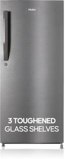 Haier 190 L Direct Cool Single Door 5 Star Refrigerator  with Toughned Glass ShelfLarge Vegetable Box
