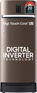 Samsung 215 L Direct Cool Single Door 5 Star Refrigerator with Base Drawer  with Digi-Touch Cool Digital Inverter with Display