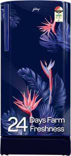 Godrej 183 L Direct Cool Single Door 3 Star Refrigerator  with Jumbo Vegetable Tray and Toughened Glas...