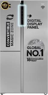 Haier 598 L Frost Free Side by Side 3 Star Refrigerator with Expert Inverter Smart Sense AI enabled 3...