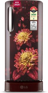 LG 185 L Direct Cool Single Door 5 Star Refrigerator with Base Drawer  with Smart Inverter Compressor,...