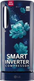 LG 185 L Direct Cool Single Door 5 Star Refrigerator with Base Drawer  with Smart Inverter Compressor, Fast Ice Making