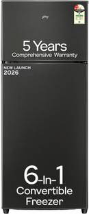 Godrej 272 L Frost Free Double Door 2 Star Refrigerator  with AI Powered 6-in-1 Freezer Convertible 30...