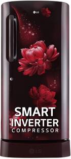 LG 205 L Direct Cool Single Door 5 Star Refrigerator with Base Drawer  with Smart Inverter Compressor, Humidity Controller & Moist 'N' Fresh