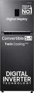 SAMSUNG 301 L Frost Free Double Door 3 Star Convertible Refrigerator