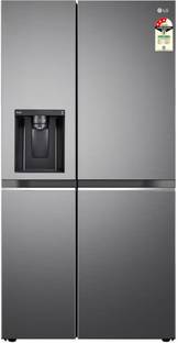 LG 630 L Frost Free Side by Side 3 Star Convertible Refrigerator